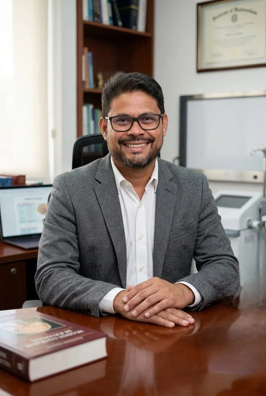 Carlos Castro en su despacho, atención personalizada en Propiedad Intelectual
